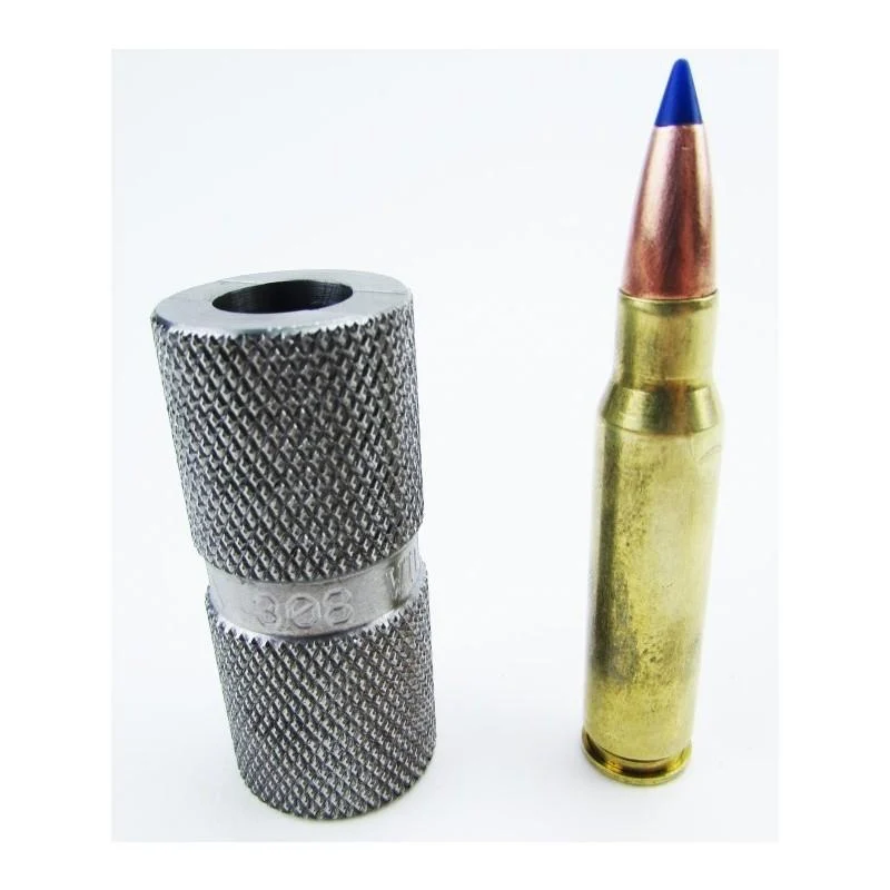 Lyman case length headspace gauge for .300 Winchester Short Magnum, metal construction