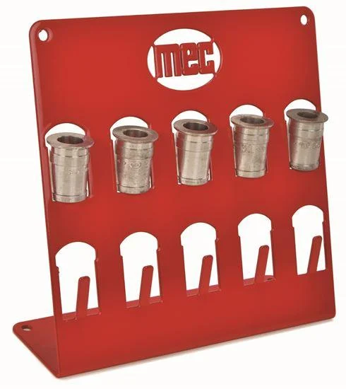 MEC Bushing Rack with MEC lasered logo, holds up to 10 bushings