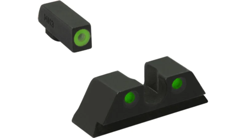 Meprolight ML47786 Hyper-Bright green ring front and green rear sights for CZ P-10