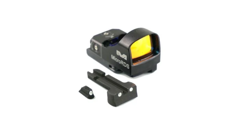 Meprolight Mepro Micro RDS Kit with QD adapter and TruDot backup sight for S&W M&P