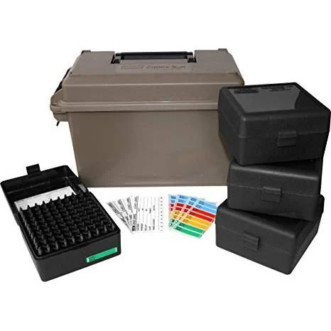 MTM AC50 .223/5.56 400-round polymer ammo can combo with RS-100 boxes