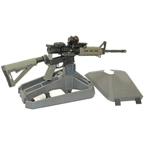 MTM ArmAR maintenance and display stand gray plastic for AR-style rifles