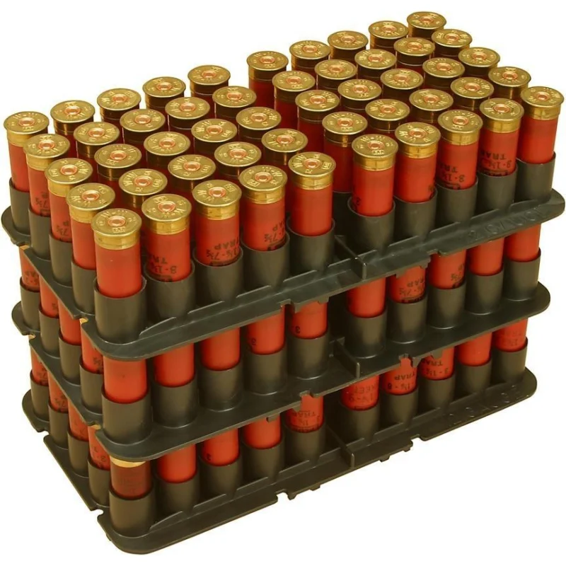 MTM ST1240 shotshell tray for 12 gauge, 50-round polypropylene black