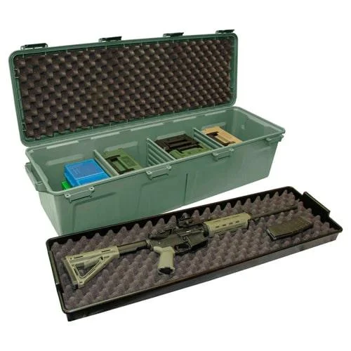 MTM Tactical Rifle Crate 39 inch Army Green wheeled case with foam tray
