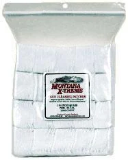 Montana X-Treme 1-3/4 in square cotton flannel firearm cleaning patches, 200 count