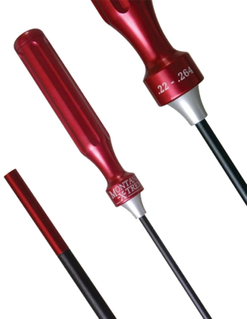 36-inch stainless rifle cleaning rod with 8-32F thread