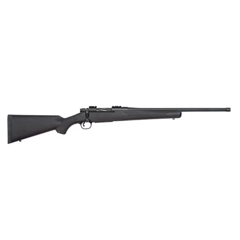 Mossberg Patriot .450 Bushmaster 20-inch fluted threaded barrel black synthetic stock right-hand bolt-action rifle