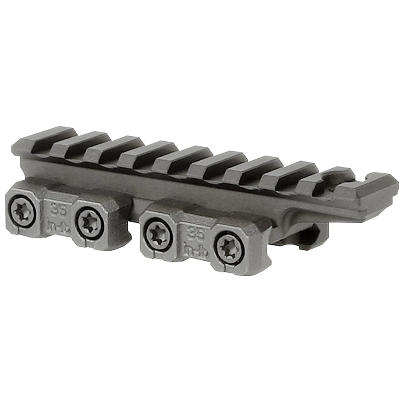 Midwest Industries MK2 1913 Riser 9 Slot Picatinny mount black 0.625 inch