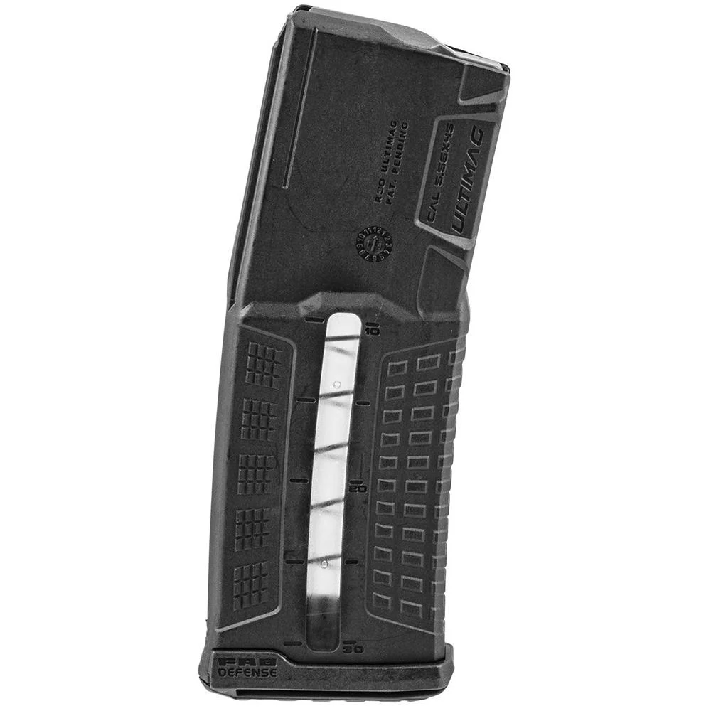 FAB Defense Ultimag 30R 5.56x45mm 30-round translucent polymer AR-15 magazine