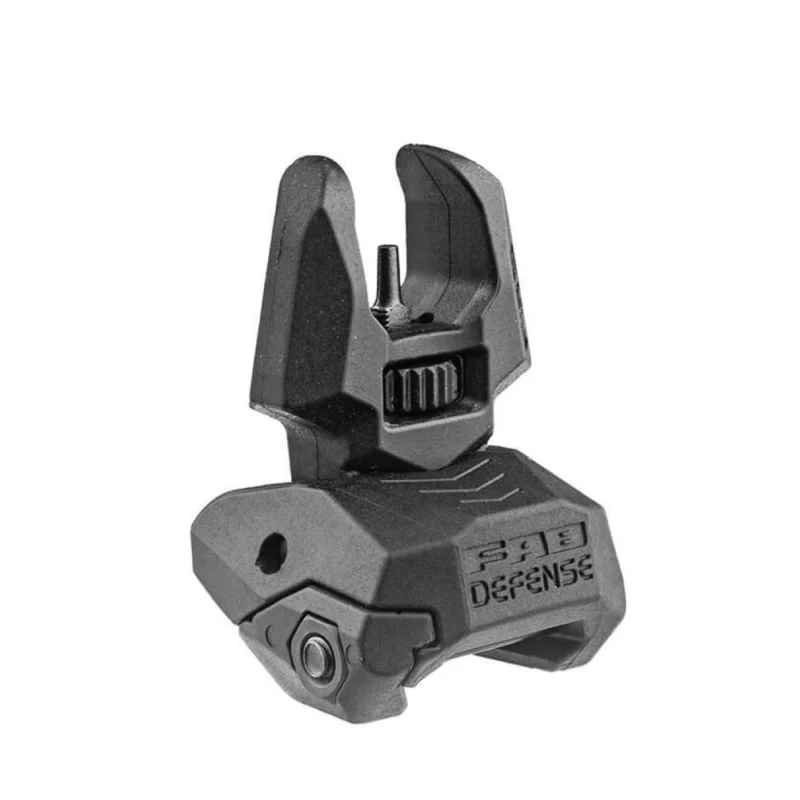 FAB Defense FXFBS flip-up front backup sight for AR-15, black polymer and metal