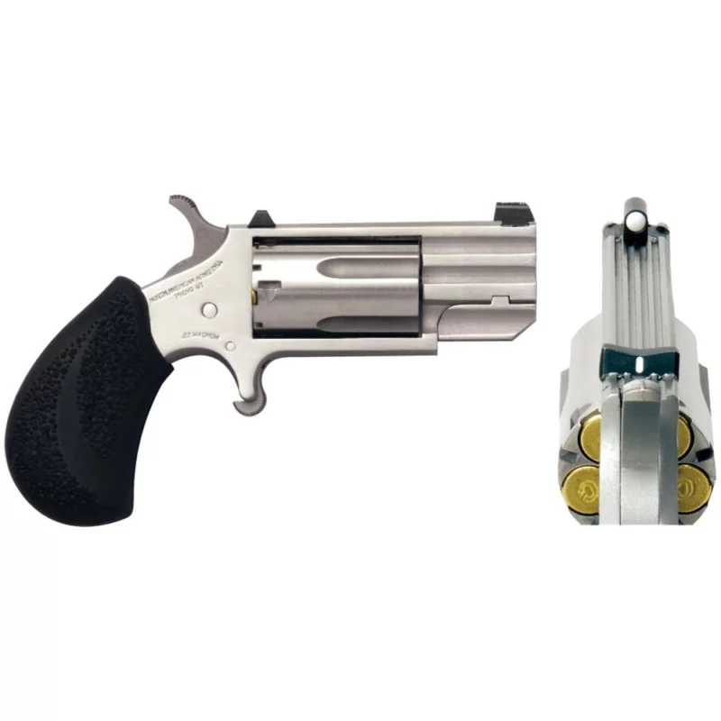 North American Arms Pug DP .22 WMR 1-inch ported stainless revolver with XS White Dot sights