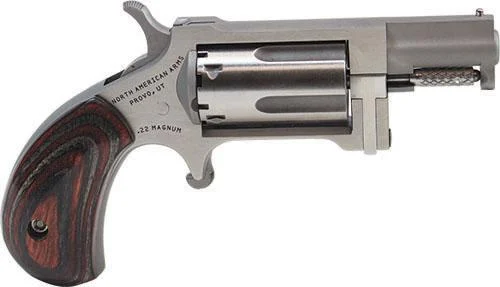 NAA Sidewinder Mini Revolver .22 WMR 1.5" Red/Black Grip