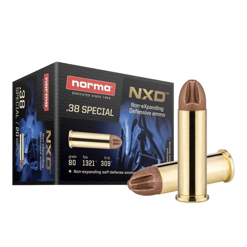 Norma NXD .38 Special 20rd Box ma NXD .38 Special 20rd Box Ammo
