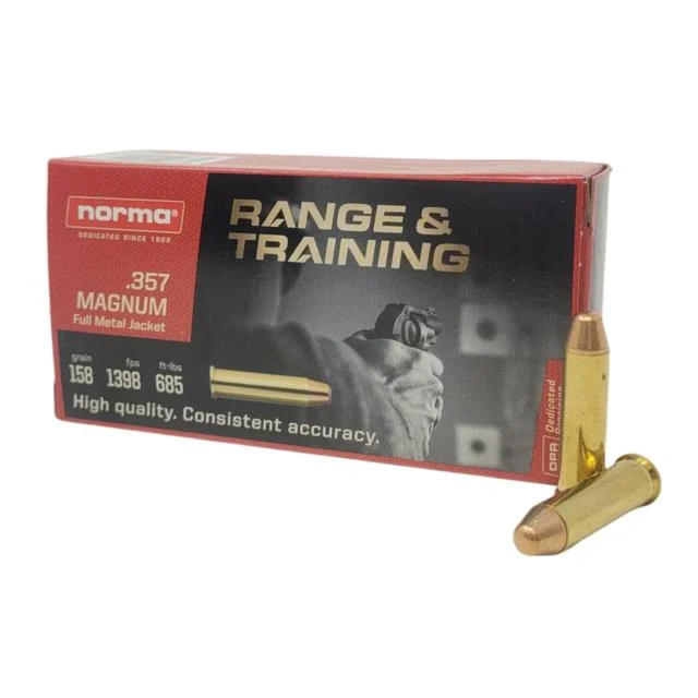 ma .357 Magnum 158gr FMJ 50rd Range & Training Ammo