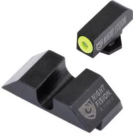 Night Fision GLK001014YGZ Perfect Dot Tritium night sights yellow front black blank rear
