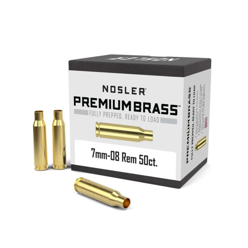 Nosler 7mm-08 Remington unprimed brass 50 count product image