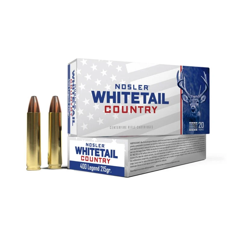 Nosler Whitetail Country 400 Legend 215 gr — 20 round box
