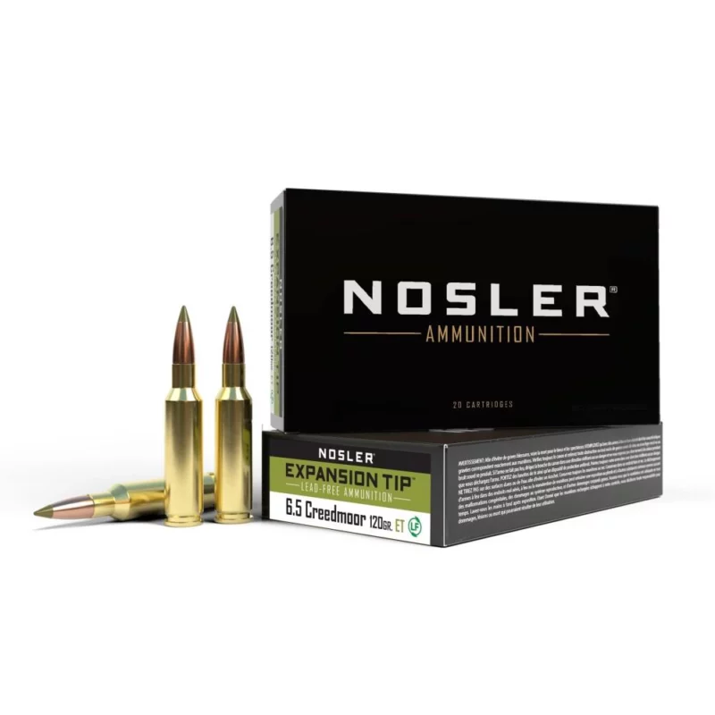 Nosler E-Tip 6.5 Creedmoor 120 gr box (20 rounds) product image