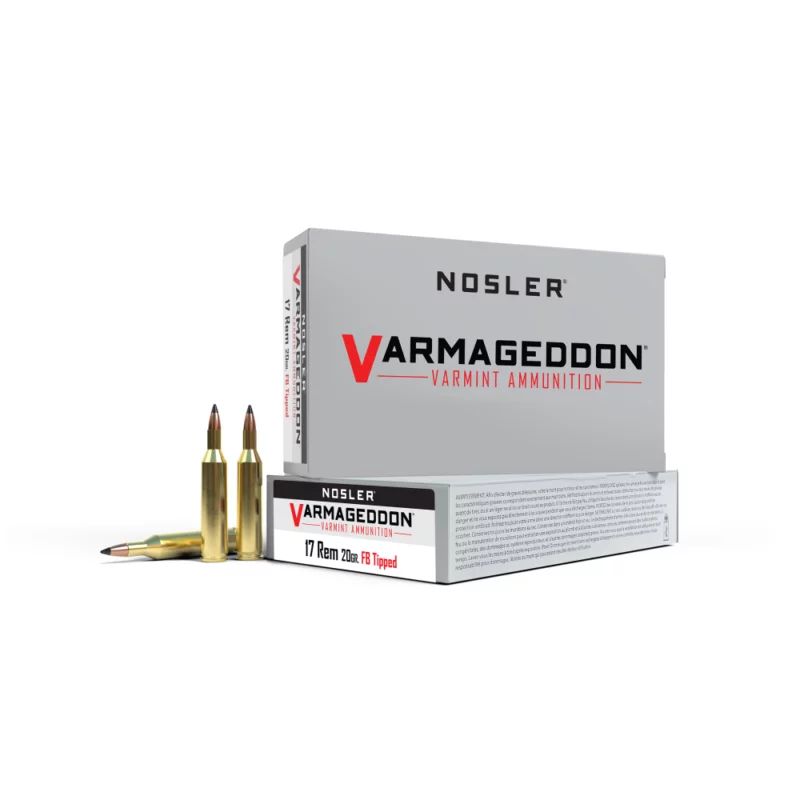Nosler Varmageddon 17 Rem 20gr Polymer Tip Ammo - 20rd Box 20rd Box Ammo