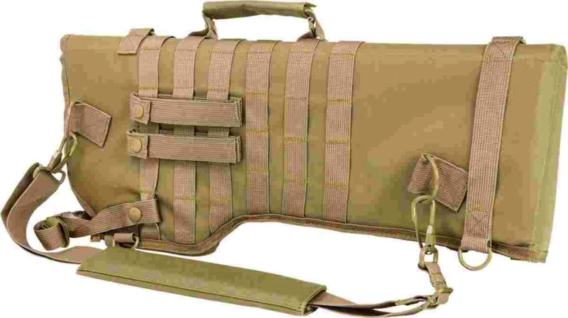 NcSTAR VISM Tactical Rifle Scabbard Tan extendable 22 to 29 inches for rifle/carbine