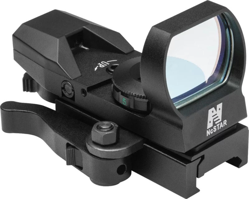 NCStar D4BQ Red Four Reticle Reflex Sight 3 MOA 1x 0.95 x 1.34 in