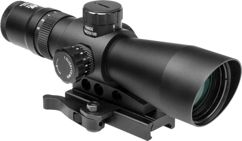 NCStar Mark III Tactical Gen II 3-9x42 P4 illuminated sniper scope, black anodized