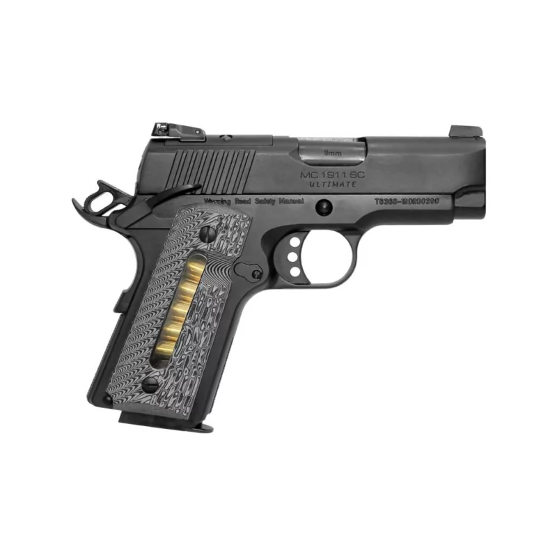 EAA Girsan MC1911 SC Ultimate 9mm 3.4 inch barrel black frame G10 grips