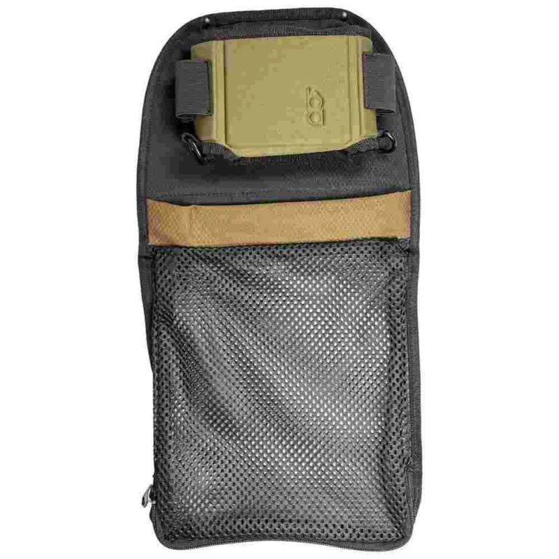 Bob Allen Top Gun structured mesh shell pouch in green; holds empty hulls and one box of shotgun shells