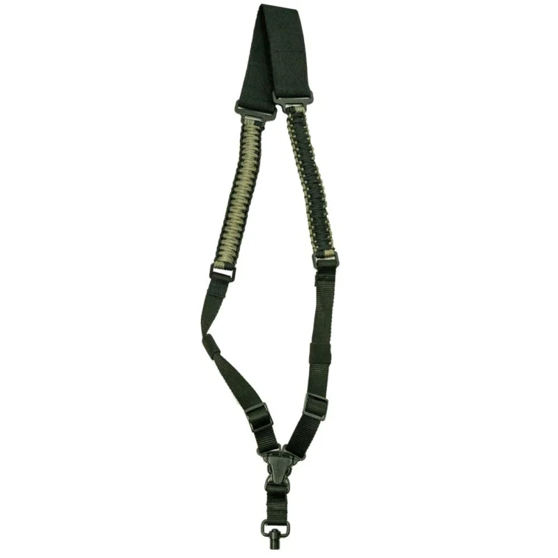 Outdoor Connection Tactical Paracord 1 Point Sling with QD and 2-inch shock-absorbing webbing