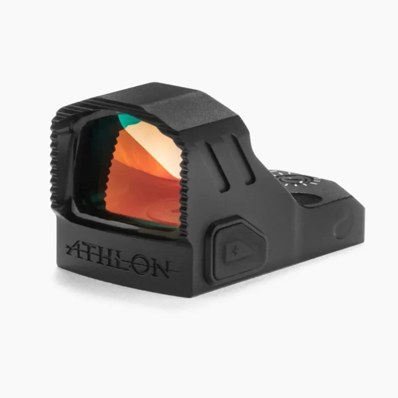 Athlon Midas EDC Pro red dot open sight with top-access CR1632 battery