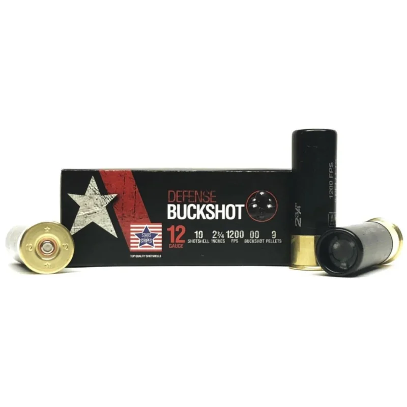 TRZ Trading PPU Stars & Stripes 12ga 00 Buckshot 250-ct Case
