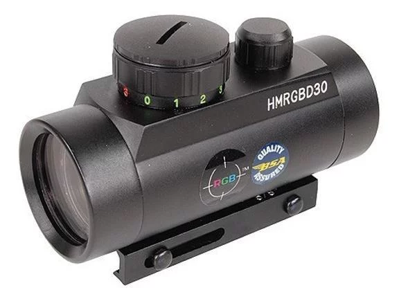 BSA Huntsman 1x30mm RGB red green blue 5 MOA dot sight matte black