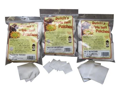 Pachmayr Butch's Triple Twill 3-inch cleaning patches, 300 count