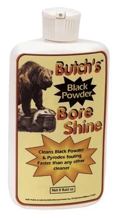 Butch's Black Powder Bore Shine bottle for black powder firearms cleaning