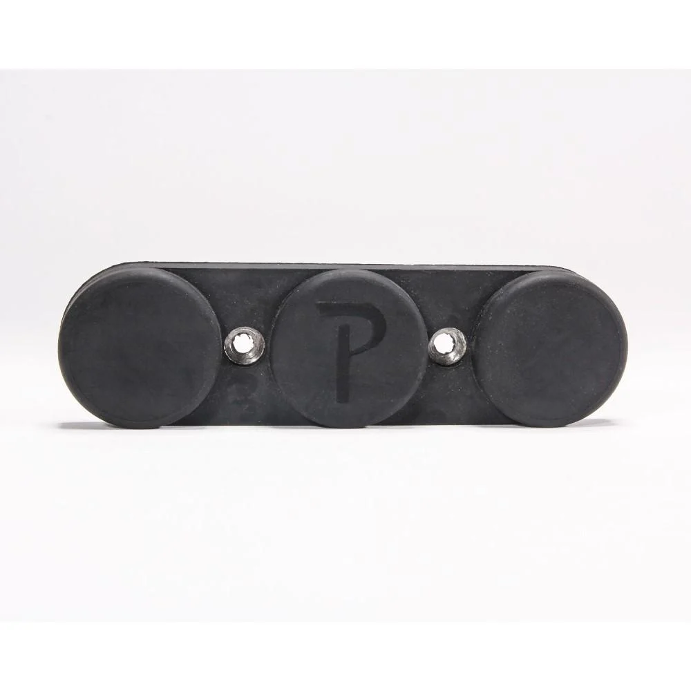 Pachmayr Pac-Mag gun storage magnet black, 3-magnet overmolded design