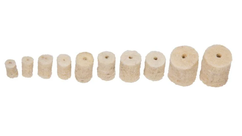 Tipton Complete Pistol Cleaning Pellets Kit with compressed felt pellets, nickel-plated jags, and storage case