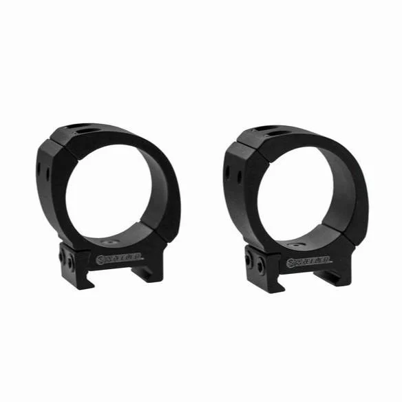 Wheeler Sporter Delta 34mm Low Bi-Weaver scope rings in black, 6061 aluminum