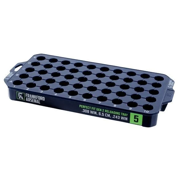Frankford Arsenal Perfect Fit Reloading Tray #4 2-pack fits .38 SPL and .357 MAG holds 50 cases