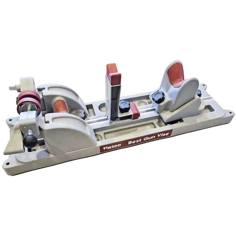 Tipton Best Gun Vise 181181 gray polymer adjustable supports for rifles shotguns and handguns