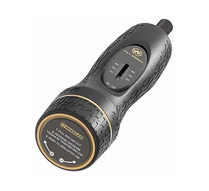 Wheeler F.A.T. Wrench torque limiter with 10 black-phosphate bits in hard case