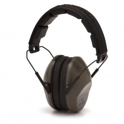 Pyramex VG90 Series OD Green ear muffs with 24 dB NRR