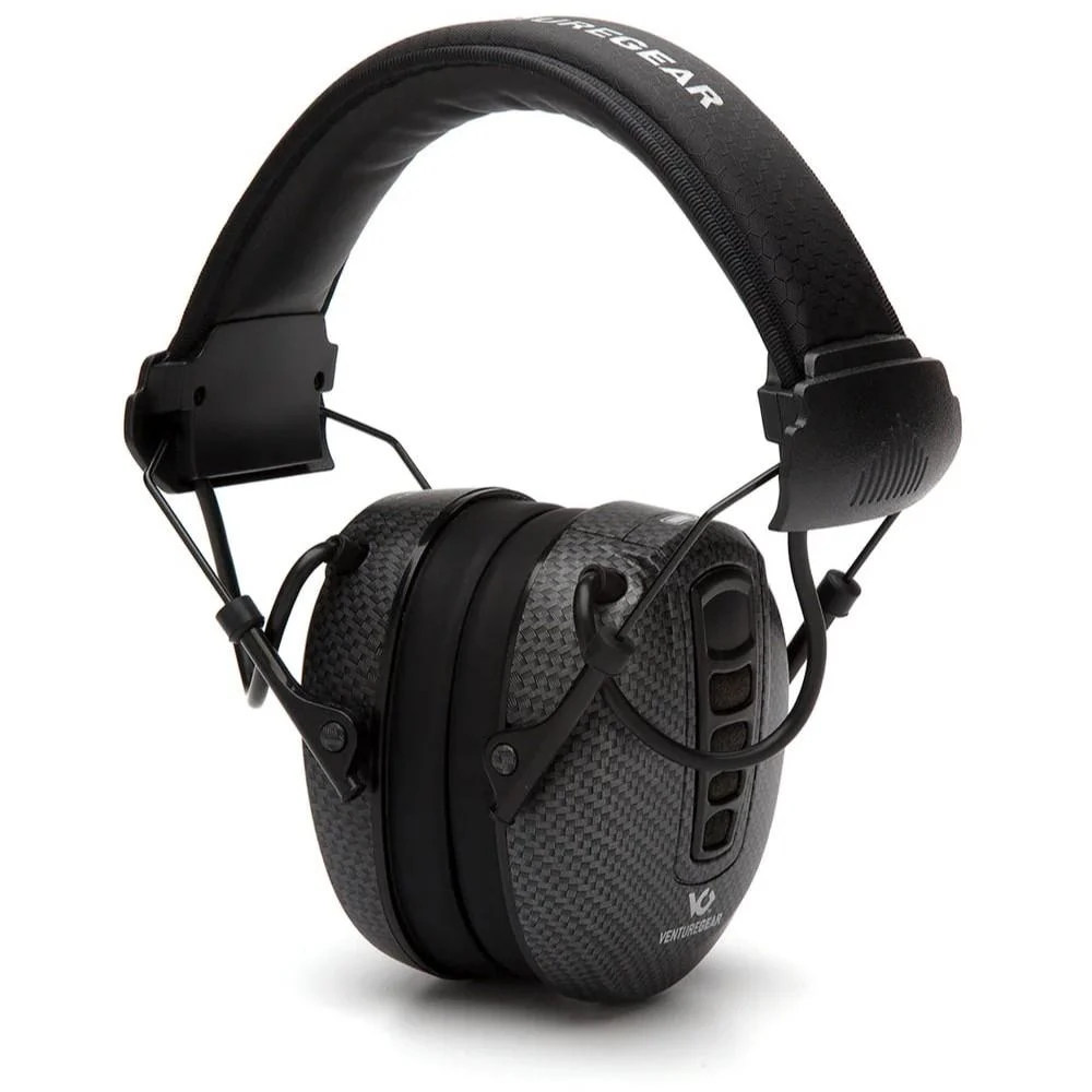 Pyramex Clandestine electronic earmuff 24dB black graphite pattern