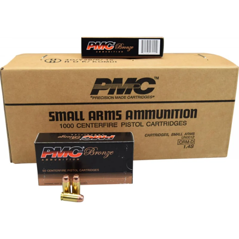 PMC Bronze .40 S&W 165 gr FMJ handgun ammunition product image