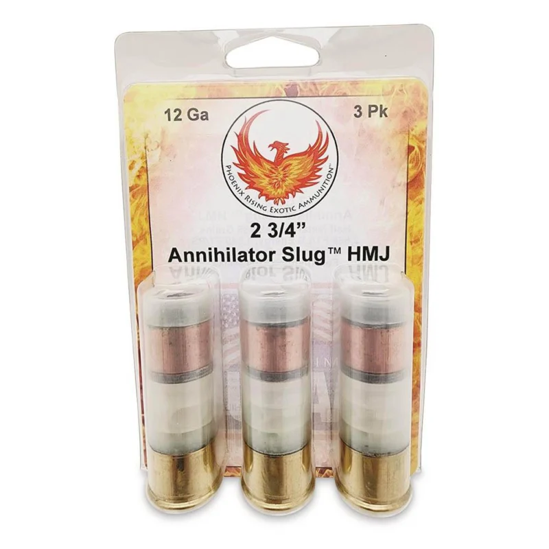 Personal Security Products Phoenix Rising Annihilator 12ga 485gr slug box