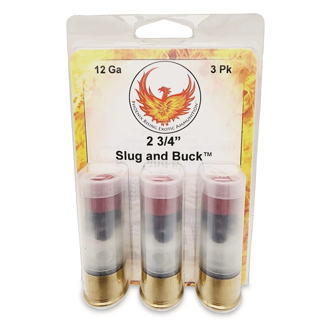 Personal Security Products Phoenix Rising 12ga 2-3/4" slug & 00 buckshot FSJ