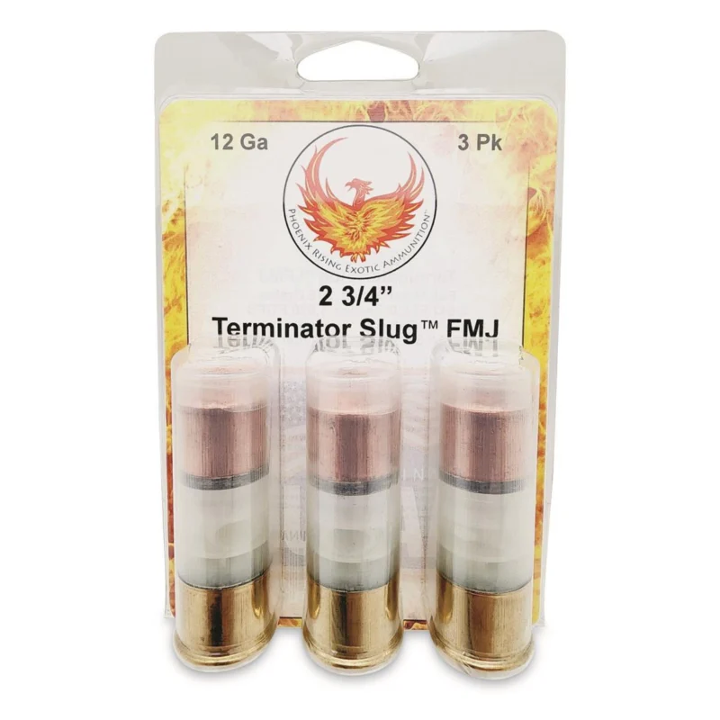 Personal Security Products Phoenix Rising Terminator 12ga 2-3/4" 515gr FMJ slug 3/ct