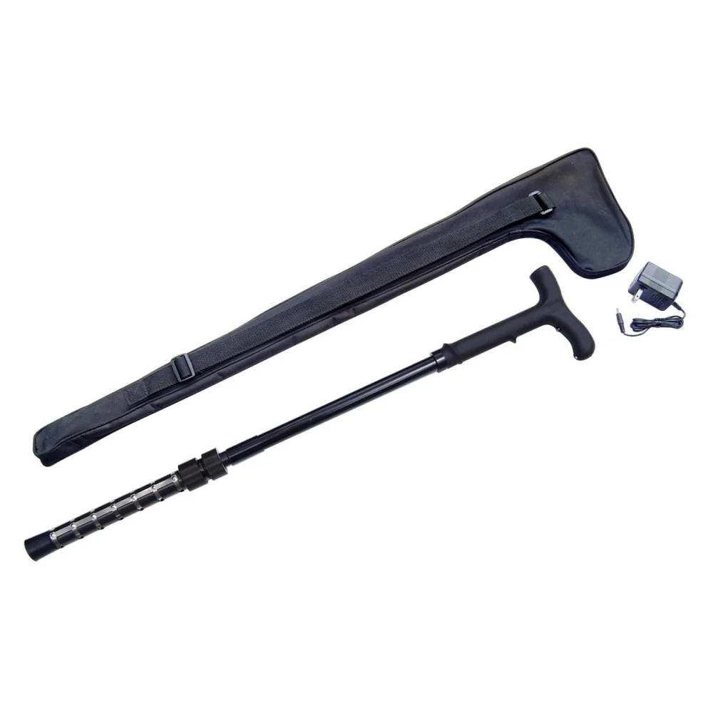 PSP Zap Cane stun cane with LED flashlight, adjustable 32-36 inches, black