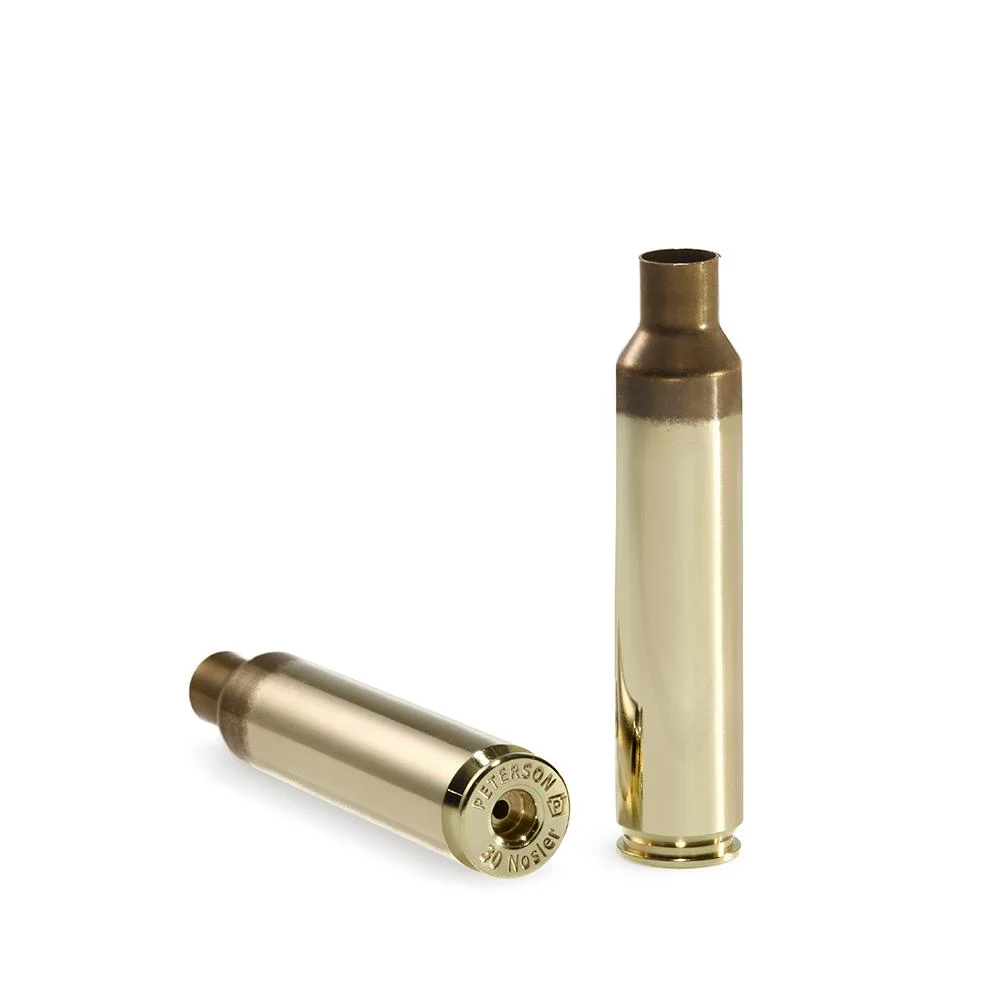Peterson Cartridge 30 Nosler unprimed rifle brass 50-count box