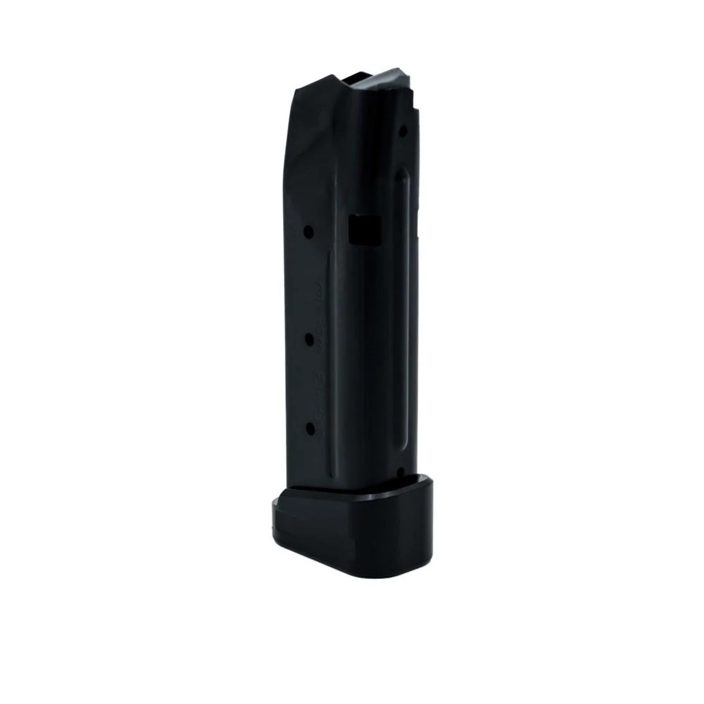 Shield Arms S15 17-round 9mm magazine with +2 billet aluminum extension, black finish