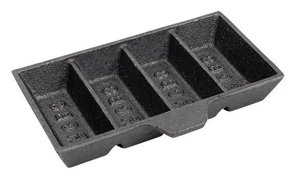 RCBS Ingot Mould 4-cavity cast iron forms 1 lb ingots